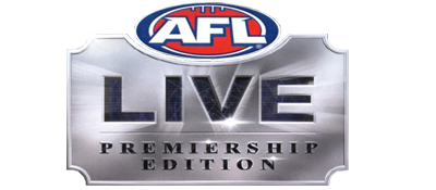 AFL Live Premiership Edition title screen for Playstation 2